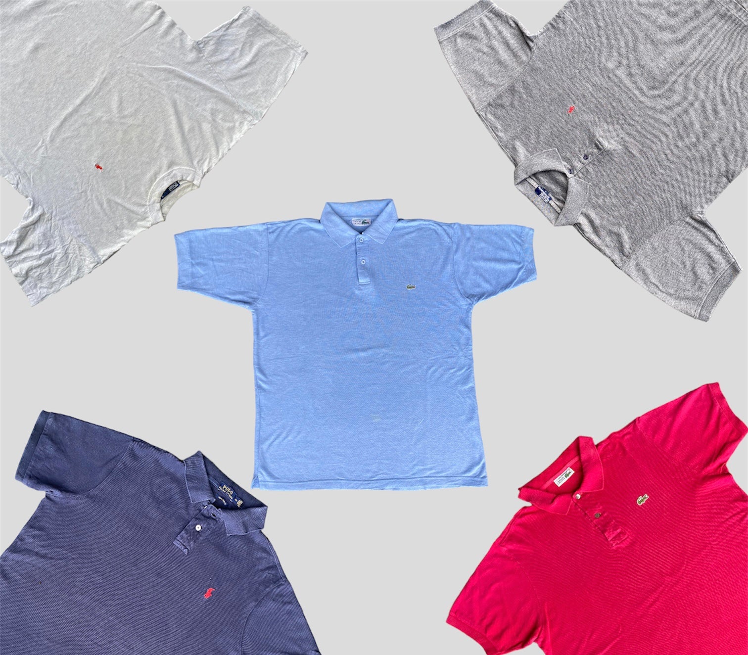 BOX - T-shirts/Polos (Lacoste/Ralph Lauren/Tommy...)