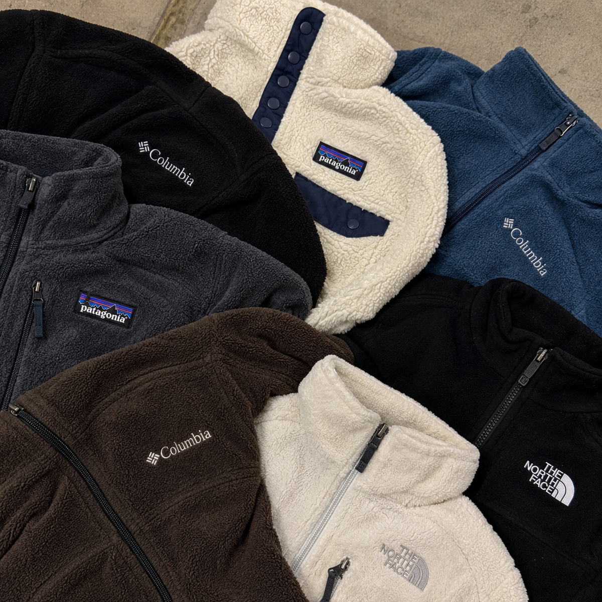 BOX - Mix Columbia/The North Face/Patagonia