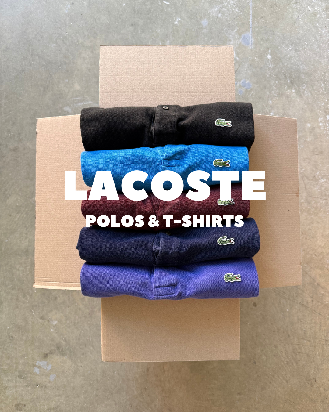 BOX - Polos/T-shirts Lacoste